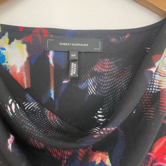 Robert Rodriguez Pullover Drape Neckline Sleeveless Belinda Top Size M - Picture 3 of 4